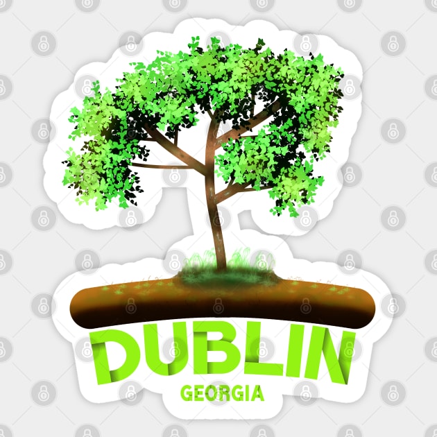 Dublin Georgia Sticker by MoMido